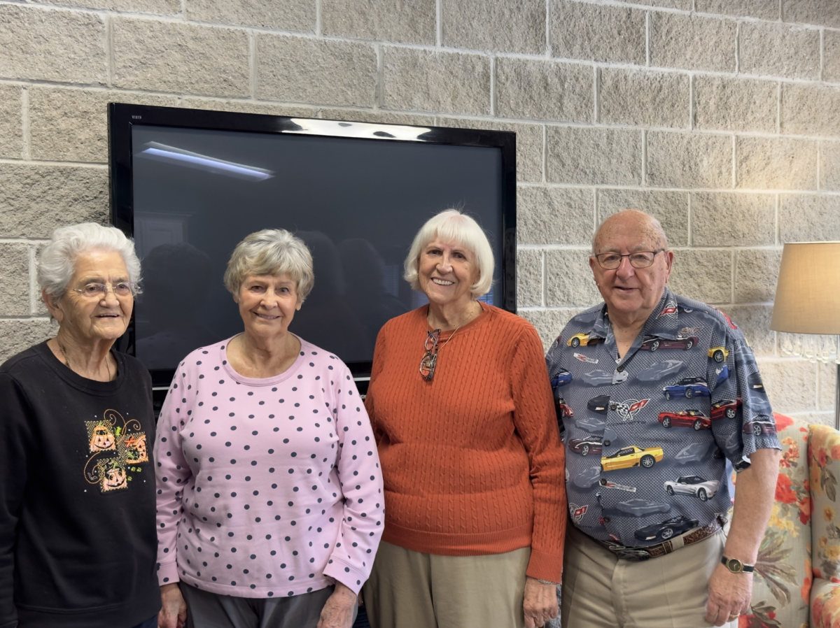 From left to right: Flo Withers, Sandy Kritz, Verna Butt, Clair Kentopp